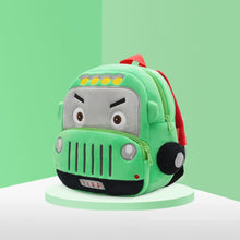 Load image into Gallery viewer, Kindergarten Schoolbag Cartoon Car Plush Backpack Children Cute Shoulder Bag
