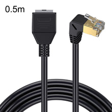 Load image into Gallery viewer, Cat 8 10G Transmission RJ45 Male To Female Computer Network Cable Extension Cable, Straight Head 0.3m, Straight Head 0.6m, Straight Head 1m, Straight Head 1.5m, Up Bend 0.5m, Down Bend 0.5m, Left Bend 0.5m, Right Bend 0.5m