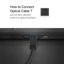 Load image into Gallery viewer, 3 In 1 Out Switch Manually Switching Digital Audio Fiber Optic Switch With Cable, Rich Gold