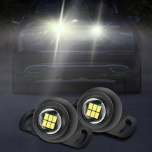 Load image into Gallery viewer, Car LED Ultra -Bright Electric Eye Reversing Light External Bulb Modified Universal Auxiliary Light, Style:, Long Bright Black Shell, Long Bright Silver Shell, Long Bright After 3 Flashes Black Shell, Long Bright After 3 Flashes Silver Shell