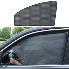 Car Sunshade Magnetic Iron Reflective Mesh Gauze Sunscreen Heat Insulation Sunshade Baffle, Front Window Driving, Front Window Co-driving, Rear Window Square