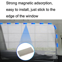 Load image into Gallery viewer, Car Sunshade Magnetic Iron Reflective Mesh Gauze Sunscreen Heat Insulation Sunshade Baffle, Front Window Driving, Front Window Co-driving, Rear Window Square
