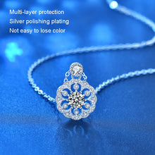 Load image into Gallery viewer, XMA008 Cherry Necklace 925 Silver Mosan Diamond Collarbone Pendant, XMA008