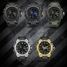 Load image into Gallery viewer, SANDA 739 Multifunctional Waterproof Sports Watch Chronograph Calendar Alarm Night Light Watch