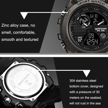 Load image into Gallery viewer, SANDA 739 Multifunctional Waterproof Sports Watch Chronograph Calendar Alarm Night Light Watch