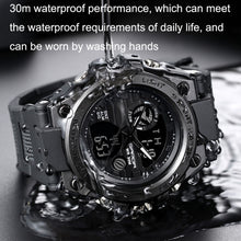 Load image into Gallery viewer, SANDA 739 Multifunctional Waterproof Sports Watch Chronograph Calendar Alarm Night Light Watch