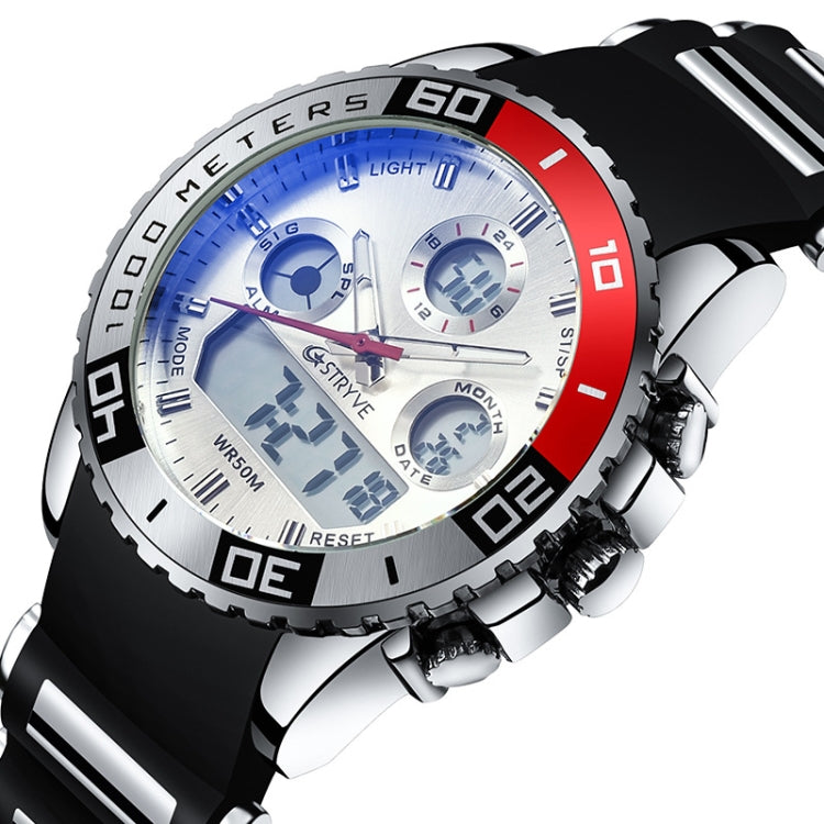 STRYVE S8023 Sports Watch Nights Light Waterproof Timing Alarm Men Watch