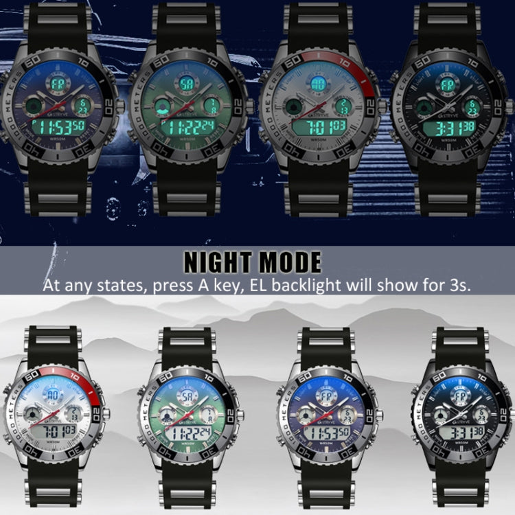STRYVE S8023 Sports Watch Nights Light Waterproof Timing Alarm Men Watch