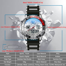 Load image into Gallery viewer, STRYVE S8023 Sports Watch Nights Light Waterproof Timing Alarm Men Watch