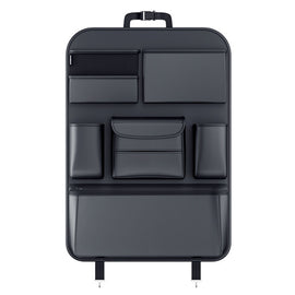 Multifunctional Car Seat Back Storage Bag Car Interior Decorative Supplies, Size:, S (Black), L (Black)