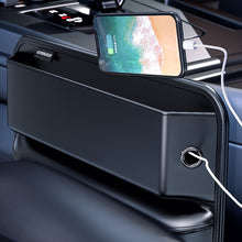 Load image into Gallery viewer, Car Large-capacity Gap Storage Box Car Extended Storage Bag, Black)