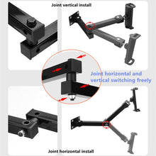 Load image into Gallery viewer, Wall Mount Tablet Cell Phone Stand Long Arm Stretchable Holder for 4-13 inch Devices, Stretchable Tablet  Bracket 2