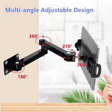 Load image into Gallery viewer, Wall Mount Tablet Cell Phone Stand Long Arm Stretchable Holder for 4-13 inch Devices, Stretchable Tablet  Bracket 2