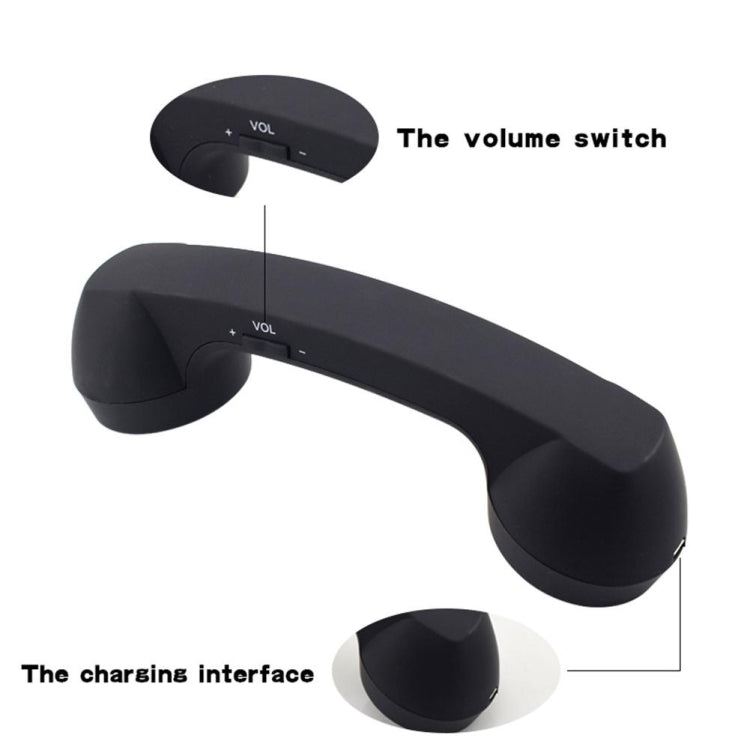 Bluetooth Wireless Connection Retro Microphone External Mobile Phone Handset, Bluetooth Pink, Bluetooth Black, Bluetooth White, Bluetooth Sky Blue, Bluetooth Yellow, Bluetooth Red