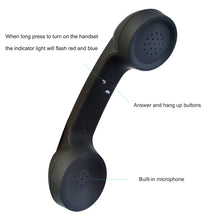 Load image into Gallery viewer, Bluetooth Wireless Connection Retro Microphone External Mobile Phone Handset, Bluetooth Pink, Bluetooth Black, Bluetooth White, Bluetooth Sky Blue, Bluetooth Yellow, Bluetooth Red