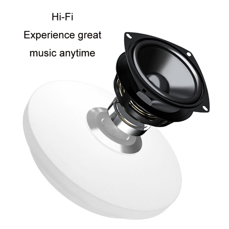 Remote Control Bluetooth LED Ceiling Lamp RGB Music Rhythm Color Changing Lamp, 26cm, 33cm