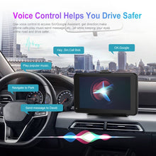 Load image into Gallery viewer, A3135 7 Inches HD Wired Smart Screen With Wireless CarPlay + Android Auto + Android, Without Camera, With Camera