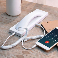 Load image into Gallery viewer, 3.5mm Universal Office Mobile Phone Retro External Headset Mobile Phone Handset, 3.5mm Wired Black, 3.5mm Wired White