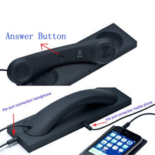 Load image into Gallery viewer, 3.5mm Universal Office Mobile Phone Retro External Headset Mobile Phone Handset, 3.5mm Wired Black, 3.5mm Wired White