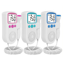 Load image into Gallery viewer, B3 Home Doppler Ultrasound Handheld Fetal Heart Pregnant Women Fetal Heart Monitor, B3(Green), B3(Blue), B3(Pink)