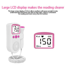 Load image into Gallery viewer, B3 Home Doppler Ultrasound Handheld Fetal Heart Pregnant Women Fetal Heart Monitor, B3(Green), B3(Blue), B3(Pink)