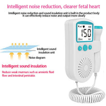 Load image into Gallery viewer, B3 Home Doppler Ultrasound Handheld Fetal Heart Pregnant Women Fetal Heart Monitor, B3(Green), B3(Blue), B3(Pink)