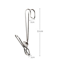 Load image into Gallery viewer, With Long Tail Clothes Drying Clip Stainless Steel Ribbon Hook Hanging Clip, 12pcs Stainless Steel