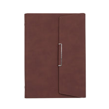 Load image into Gallery viewer, 6 Hole Three Fold Loose-leaf Case A5 Business Notebook Office Stationery Notepad