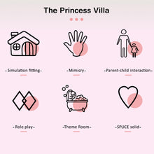 Load image into Gallery viewer, DSJ55-C 220pcs /Set Children Passing Domestic Toy Doll House Princess Castle Set Simulation Disguise House