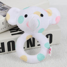 Load image into Gallery viewer, Baby Hand Rattles Toys Hand Grip Stick Newborn Soothing Toys,Style:, Giraffe, Pink Rabbit, Little Grey Elephant, Koala, Piggy, Monkey, White Rabbit, Little Red Mouse, Little Flower Elephant, Little Banana, Sleep Bear Blue Rattles                       ...