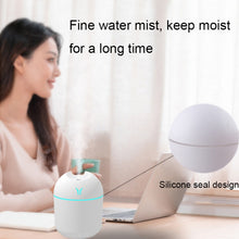 Load image into Gallery viewer, USB Mini Desktop Colorful Night Light Car Humidifier, Spec:, 250ml (Y-White), 250ml (Y-Pink), 250ml (Y-Blue), 220ml (Y2-White), 220ml (Y2-Pink), 220ml (Y2-Blue)