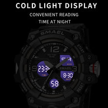 Load image into Gallery viewer, SMAEL 8008 Outdoor Sports Multifunctional Waterproof Luminous Men Watch