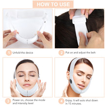 Load image into Gallery viewer, 106892 EMS Microcurrent Red and Blue Light Massage Face-Lifting Instrument, (White), (Pink)