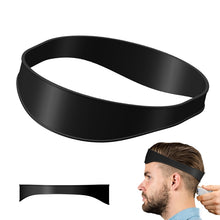 Load image into Gallery viewer, Salon Neck Hair Line Guide Barber Trim Ruler Hair DIY Tool Hair Trimming Template Tools, Non-adjustable (Black), Non-adjustable (Grey), Non-adjustable (Blue), Non-adjustable (Red)