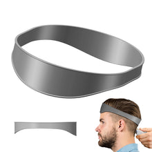 Load image into Gallery viewer, Salon Neck Hair Line Guide Barber Trim Ruler Hair DIY Tool Hair Trimming Template Tools, Non-adjustable (Black), Non-adjustable (Grey), Non-adjustable (Blue), Non-adjustable (Red)