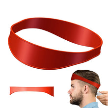 Load image into Gallery viewer, Salon Neck Hair Line Guide Barber Trim Ruler Hair DIY Tool Hair Trimming Template Tools, Non-adjustable (Black), Non-adjustable (Grey), Non-adjustable (Blue), Non-adjustable (Red)