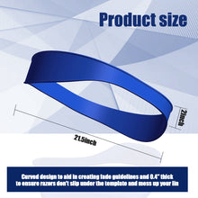 Load image into Gallery viewer, Salon Neck Hair Line Guide Barber Trim Ruler Hair DIY Tool Hair Trimming Template Tools, Non-adjustable (Black), Non-adjustable (Grey), Non-adjustable (Blue), Non-adjustable (Red)