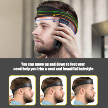 Load image into Gallery viewer, Salon Neck Hair Line Guide Barber Trim Ruler Hair DIY Tool Hair Trimming Template Tools, Non-adjustable (Black), Non-adjustable (Grey), Non-adjustable (Blue), Non-adjustable (Red)