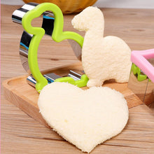 Load image into Gallery viewer, Stainless Steel Sandwiches Bread Cutting Model With Guards Fruits Vegetable Cookie Mould, Large Love, Large Star, Large Dinosaur, Large Gingerbread Man