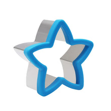 Load image into Gallery viewer, Stainless Steel Sandwiches Bread Cutting Model With Guards Fruits Vegetable Cookie Mould, Large Love, Large Star, Large Dinosaur, Large Gingerbread Man