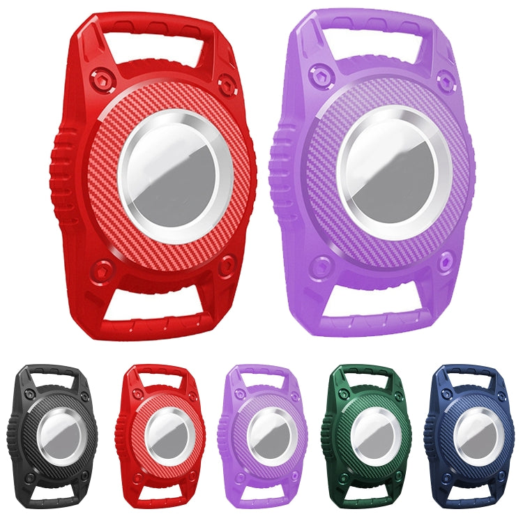 For AirTag 2nd Gen / AirTag 1st Gen Protective Case Three-proof All-inclusive IPX7 Waterproof Locator Cover, Red, Black, Royal Blue, Dark Green, Purple