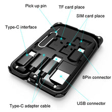 Load image into Gallery viewer, BM3016C 15W Wireless Charger Data Cable Organizer With Adapter Folding Phone Stand
