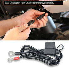 Load image into Gallery viewer, B065 Motorcycle Quick Disconnect SAE Extension Cable Battery SAE Connection Cable, 1pcs