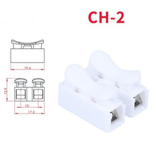 Load image into Gallery viewer, 100pcs Self-Locking Push Type Ceiling Light Quick Terminal Block, CH-2, CH-3