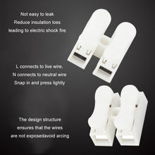 Load image into Gallery viewer, 100pcs Self-Locking Push Type Ceiling Light Quick Terminal Block, CH-2, CH-3