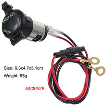 Load image into Gallery viewer, Car Cigarette Lighter Socket Waterproof Power Supply 120W/250W Modification 12/24V Cigarette Lighter Mother Seat, Cigarette Lighter Socket