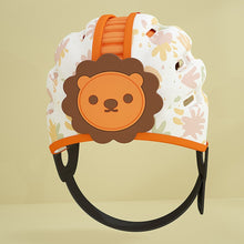 Load image into Gallery viewer, Soft Baby Helmet Safety Hat Toddler Anti-collision Protective Hat for Baby Walking, Blue Rabbit, Pink Rabbit, Lion Orange, Lion Brown
