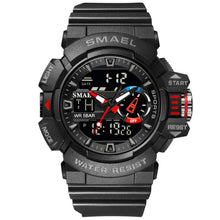 Load image into Gallery viewer, SMAEL 8043 Multifunctional Dual Display Shockproof Outdoor Waterproof Sports Quartz Watch