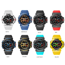 Load image into Gallery viewer, SMAEL 8043 Multifunctional Dual Display Shockproof Outdoor Waterproof Sports Quartz Watch