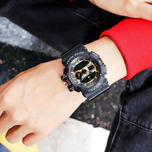 Load image into Gallery viewer, SMAEL 8043 Multifunctional Dual Display Shockproof Outdoor Waterproof Sports Quartz Watch